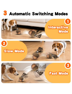 Pelota Interactiva para Perros Hanarook YT-015 con Luz LED 2