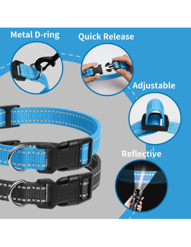 Correa de Reemplazo PaiPaitek para Collares de Entrenamiento - Reflectante y Duradera, 2 Paquetes