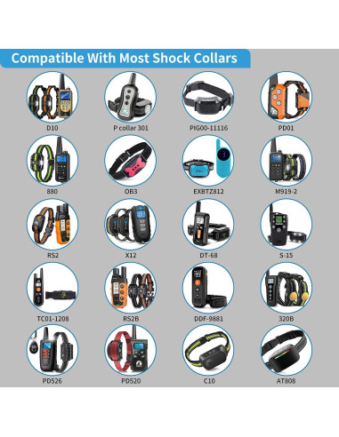 Correa de Reemplazo PaiPaitek para Collares de Entrenamiento - Reflectante y Duradera, 2 Paquetes