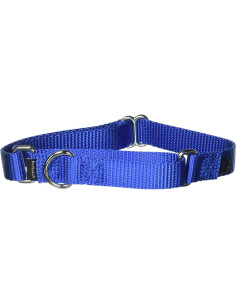 Collar Martingale Ajustable PetSafe Mediano 1.9 cm Azul Real 2