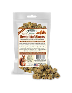 Bloques Nutricionales para Ardillas Exotic Nutrition 283.5 g