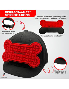 Distract-A-Hat Warren London - Sombrero para Perros Acicalamiento 2