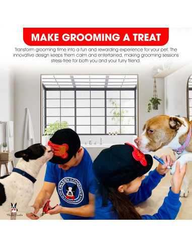 Distract-A-Hat Warren London - Sombrero para Perros Acicalamiento