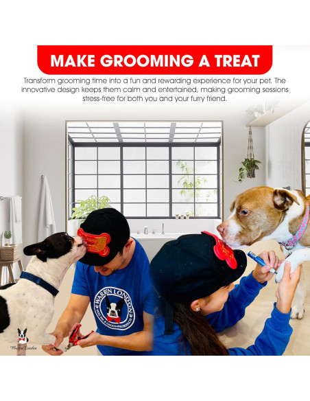 Distract-A-Hat Warren London - Sombrero para Perros Acicalamiento
