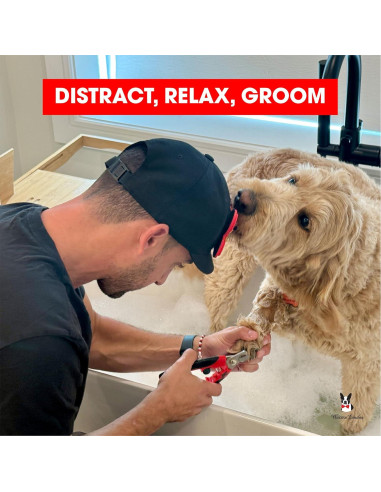 Distract-A-Hat Warren London - Sombrero para Perros Acicalamiento