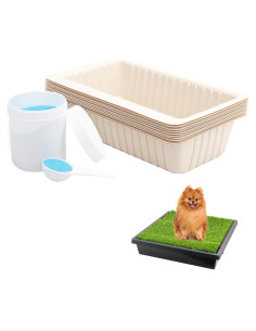Paquete de 10 bandejas desechables Pee-Pod PetSafe con esponja