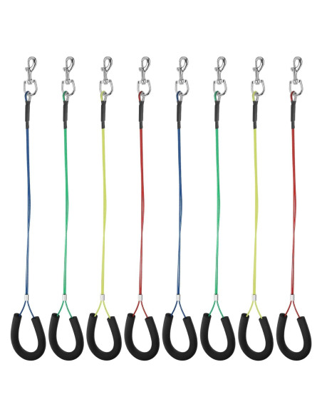 Lazos de Aseo para Perros Chunful - 8 Piezas Ajustables 62 cm