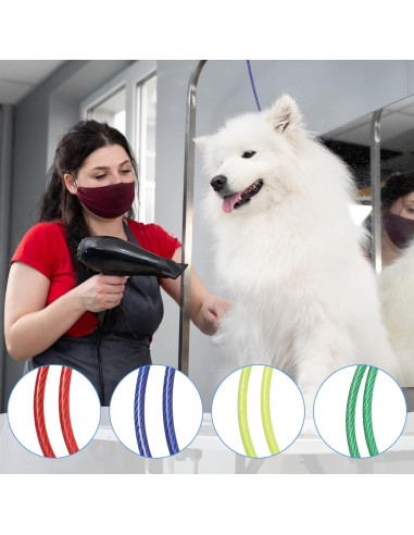 Lazos de Aseo para Perros Chunful - 8 Piezas Ajustables 62 cm