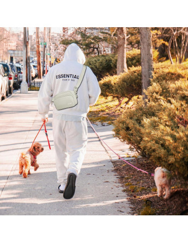 Bolsa de Entrenamiento para Perros Runlight Caqui 21.96x16x6.99cm