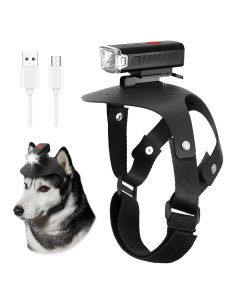 Luz de Cabeza para Perro Wercokt Recargable Impermeable