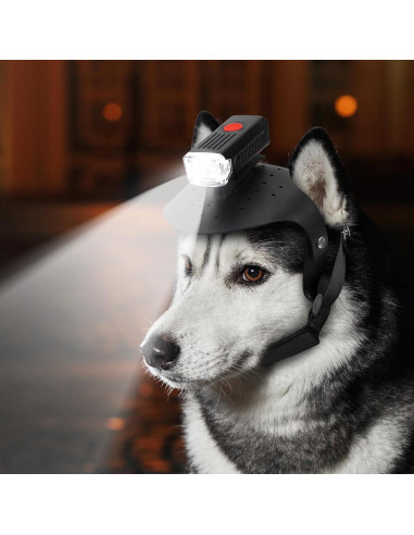 Luz de Cabeza para Perro Wercokt Recargable Impermeable
