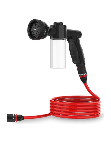 Manguera de Jardín 3.5m con Dispensador de Jabón Camplux