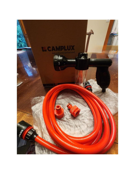 Manguera de Jardín 3.5m con Dispensador de Jabón Camplux