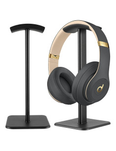 Soporte para Auriculares DGPLUS de Aluminio Negro - Diseño Elegante