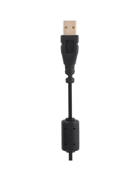 Cable Universal para Ratón Yosoo Trenzado USB 5 Pines Negro