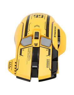 Ratón Gaming Heayzoki Bluetooth 3 Modos 5 DPI RGB Ergonómico