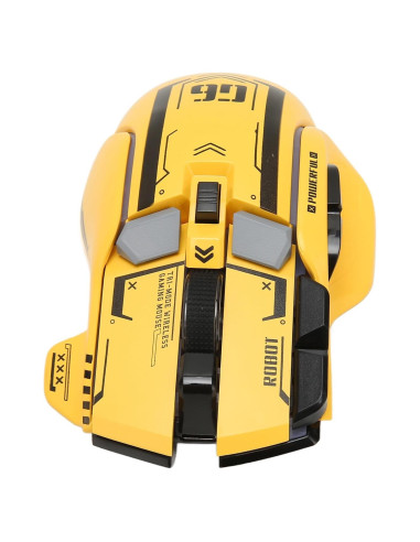 Ratón Gaming Heayzoki Bluetooth 3 Modos 5 DPI RGB Ergonómico