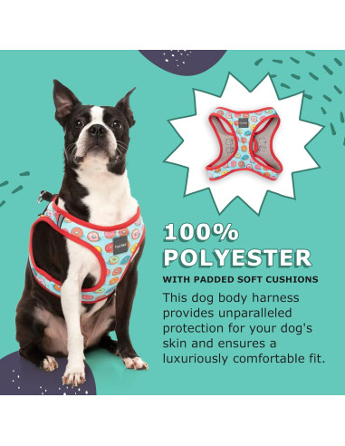 Arnés para Perros FuzzYard Me Vuelves Loco XXS Ajuste Cómodo