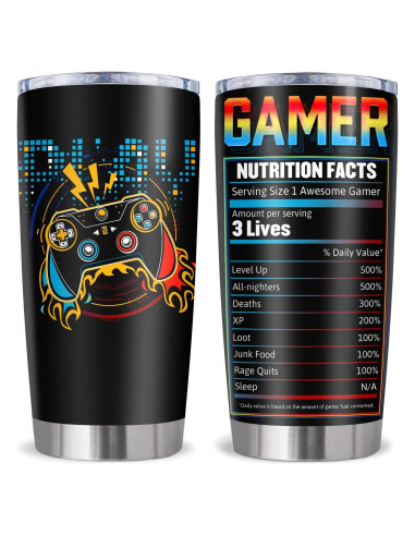 Taza Gamer de Acero Inoxidable 590 ml - Ladyhold