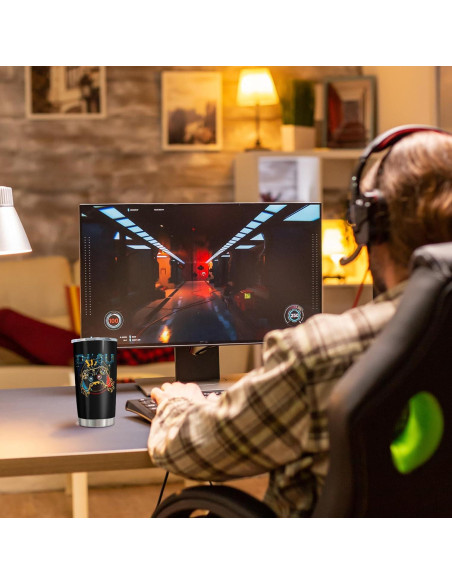 Taza Gamer de Acero Inoxidable 590 ml - Ladyhold