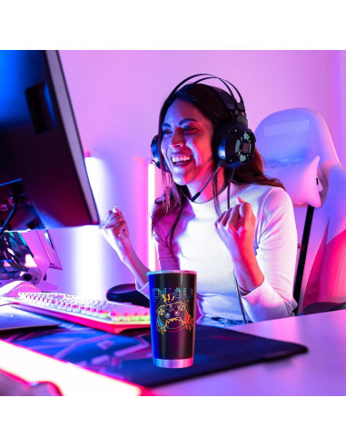 Taza Gamer de Acero Inoxidable 590 ml - Ladyhold