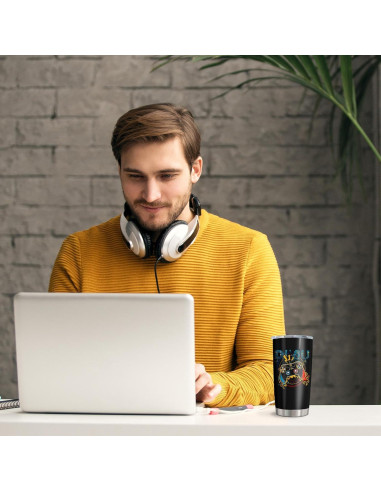 Taza Gamer de Acero Inoxidable 590 ml - Ladyhold