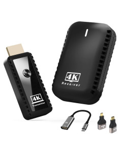 Transmisor y Receptor HDMI Inalámbrico SUNMEG 4K 30m