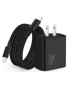 Cargador Rápido USB C 30W para Google Pixel 10/9/8/7/6/5