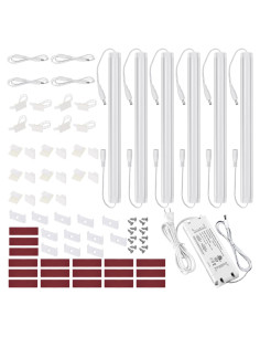 Kit de luces LED bajo gabinete Litever 35W 2000 lúmenes 3000K