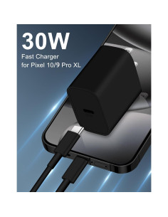 Cargador Rápido USB C 30W para Google Pixel 10/9/8/7/6/5 2