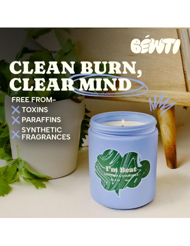 Vela Aromática de Lavanda y Manzanilla I'm Beat 450 g