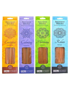 120 Palos de Incienso Aromaterapia 26CB - Calmante y Energizante