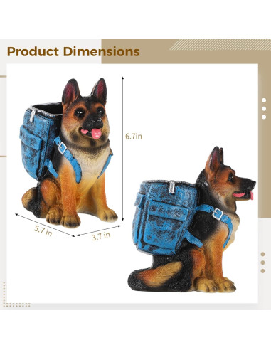 Soporte para Lápices de Perro OMISTAR - Organizador Creativo 9.5cm