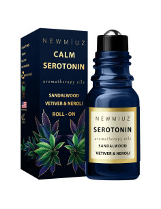 Roll On Calmante Aceite Esencial Alivio Estrés Sándalo Vetiver 10ml