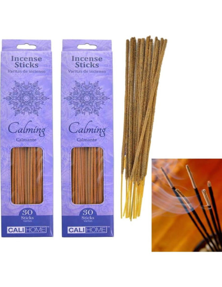 60 Varitas de Incienso Aromaterapia 26CB - Fragancias Calmantes