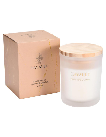Vela Aromática Grande Lavault Crema de Vainilla 312g