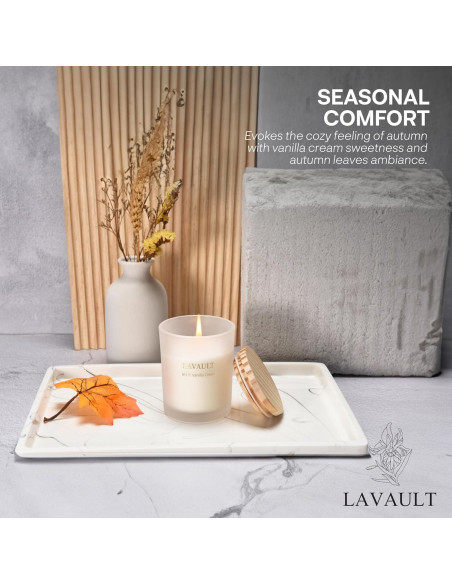 Vela Aromática Grande Lavault Crema de Vainilla 312g