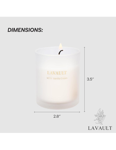 Vela Aromática Grande Lavault Crema de Vainilla 312g