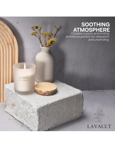 Vela Aromática Grande Lavault Crema de Vainilla 312g