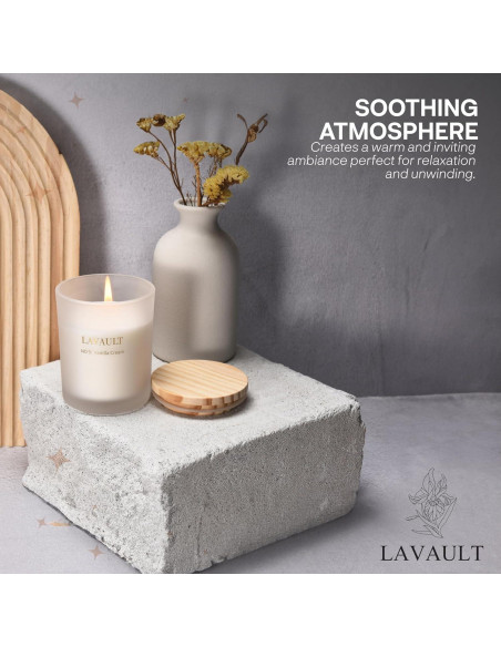 Vela Aromática Grande Lavault Crema de Vainilla 312g