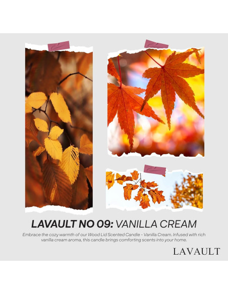 Vela Aromática Grande Lavault Crema de Vainilla 312g