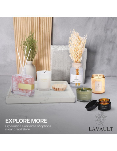 Vela Aromática Grande Lavault Crema de Vainilla 312g