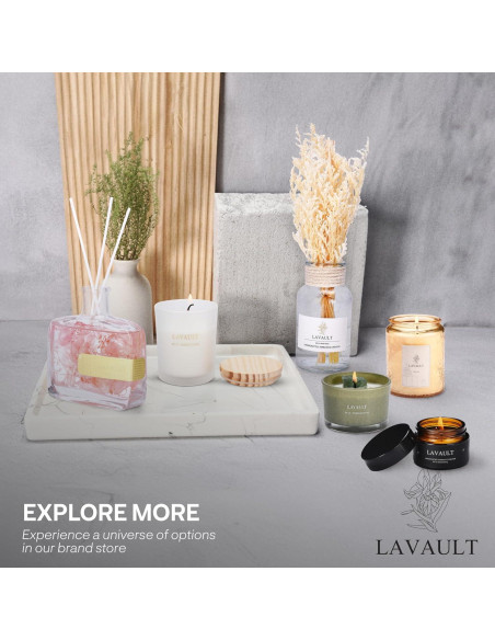 Vela Aromática Grande Lavault Crema de Vainilla 312g