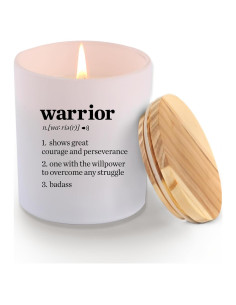 Vela Aromática Motivacional Guerrero Lavanda 269 g - Xuzhou Darui