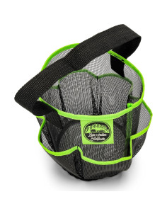 Caddy de Ducha Camco 51997 Malla Negro y Verde 22.86 cm 2