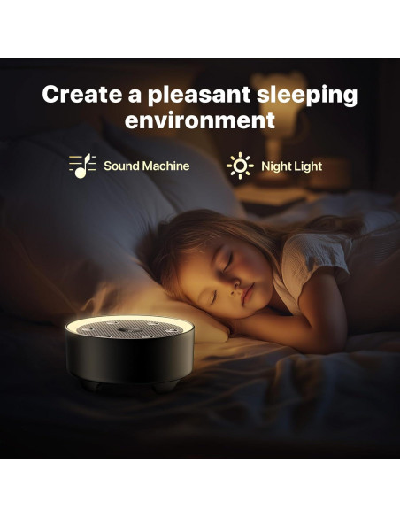 Máquina de Sonido para Dormir Kipcush K8-T, 24 Sonidos Relajantes