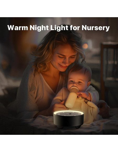 Máquina de Sonido para Dormir Kipcush K8-T, 24 Sonidos Relajantes