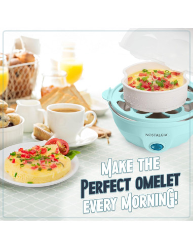 Cocinador de Huevos Nostalgia EC7AQ 7 Huevos Aqua