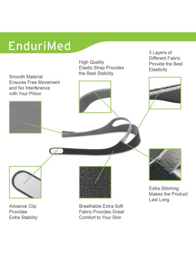 Correa de Cabeza CPAP Dreamwear Endurimed Ajustable 25.4cm