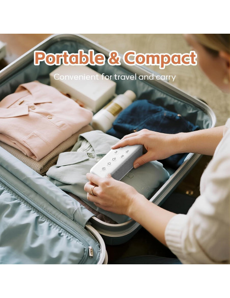 Máquina de Sonido Blanco PPLEE CR1016L con Bluetooth y Batería 3000mAh Máquina de Sonido Blanco PPLEE CR1016L con Bluetooth y Batería 3000mAh